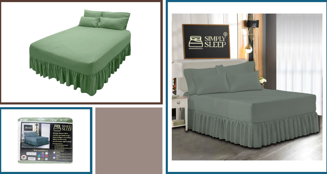Simply Sleep 05 Pc 90GSM Bedding Combo
