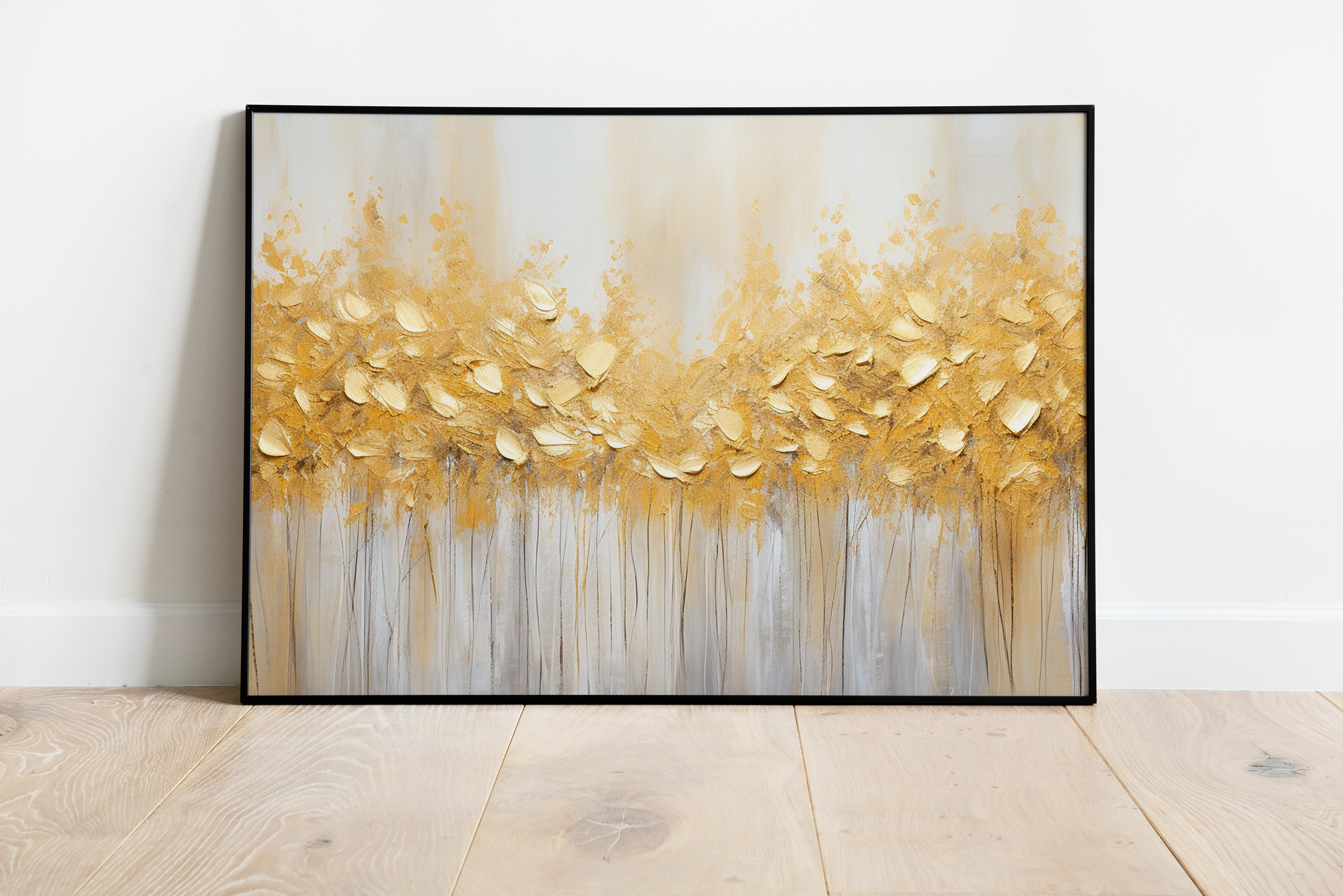 Gold Leaf Printed Frame
