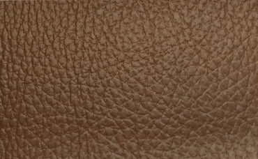 BUTTON GENUINE LEATHER OTTOMAN