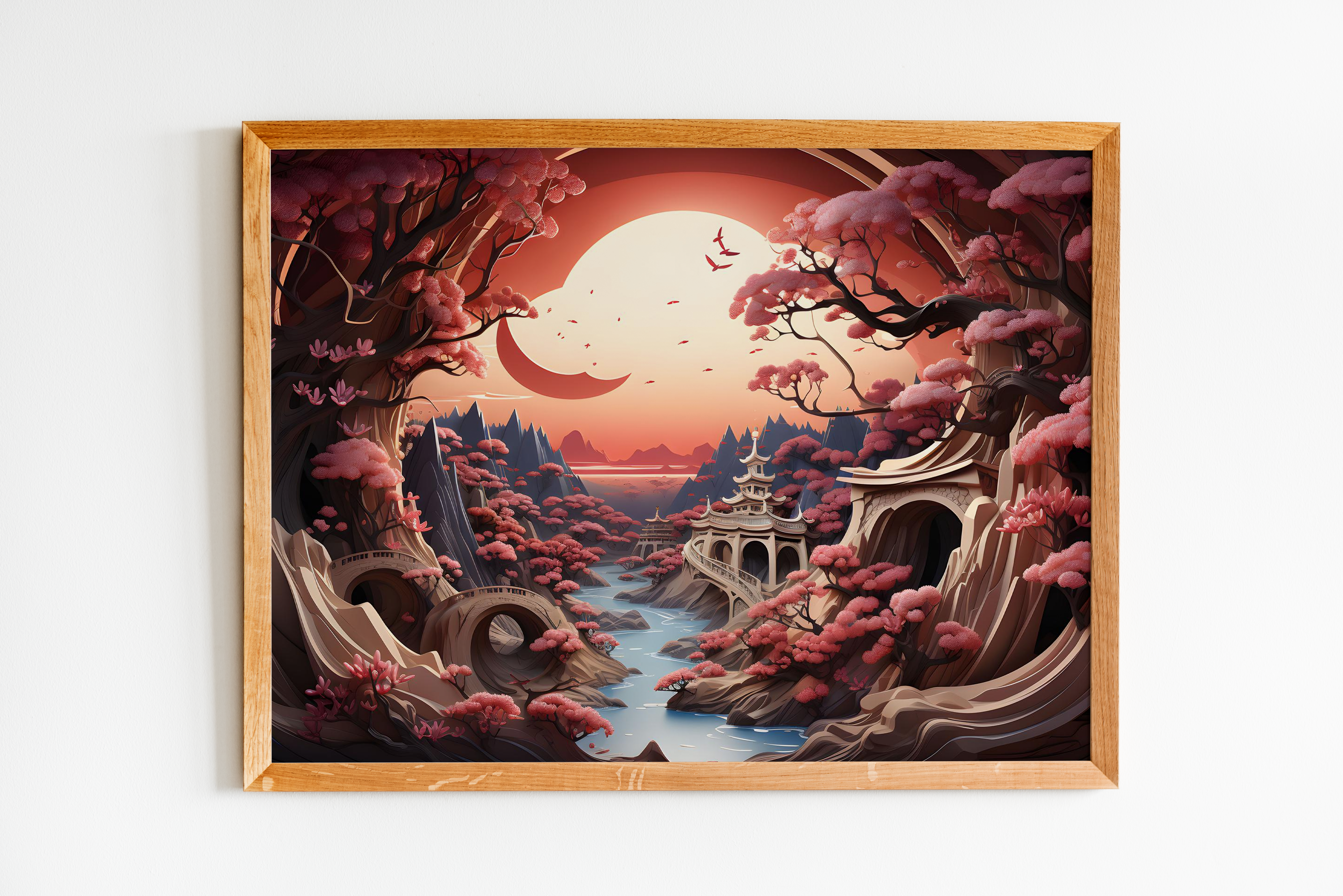 Mystical Forest Printed Painting