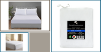 Rey's Fine Linens - T200 100% Cotton - Fitted Sheet - 01 Pc Pack