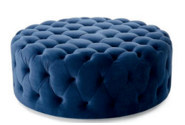 ROUND BUTTON OTTOMAN