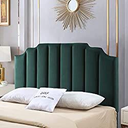 Emerald Velvet Green Headboard