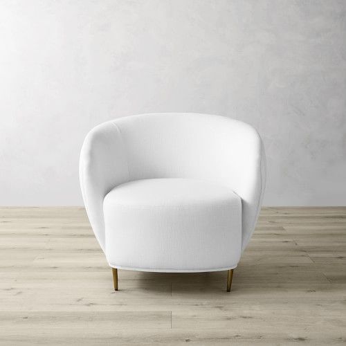 White Tub Occasional Chair