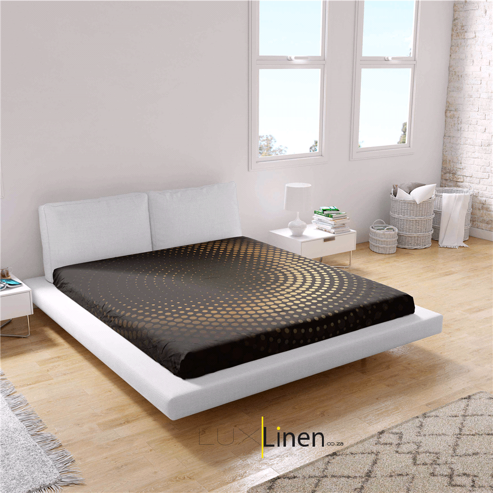 Gold Spiral Bed Sheet