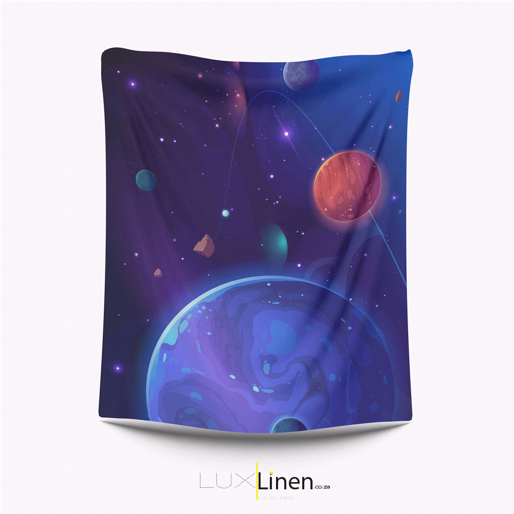 Galaxy Flannel Blanket