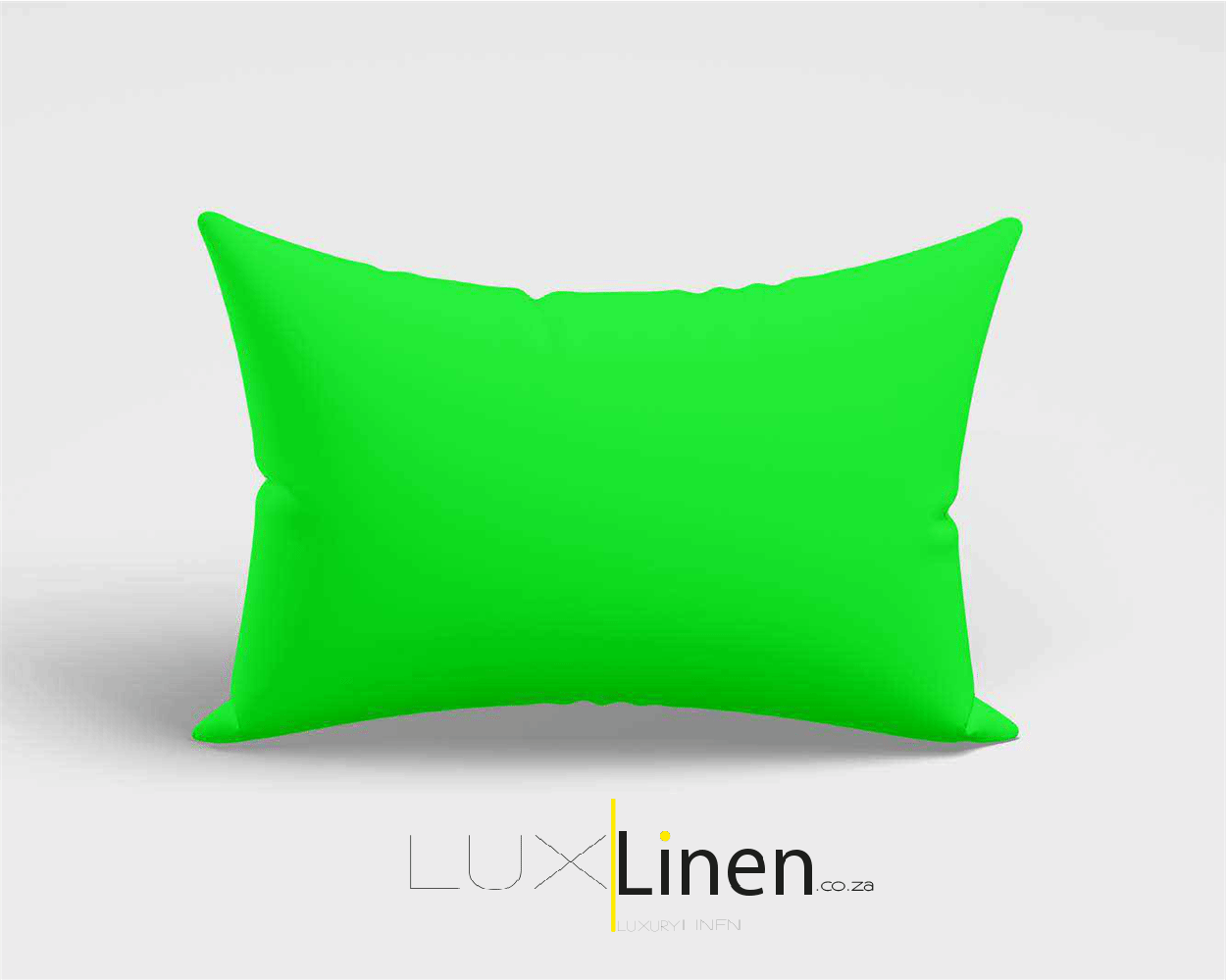 Neon Green Rectangular Pillow