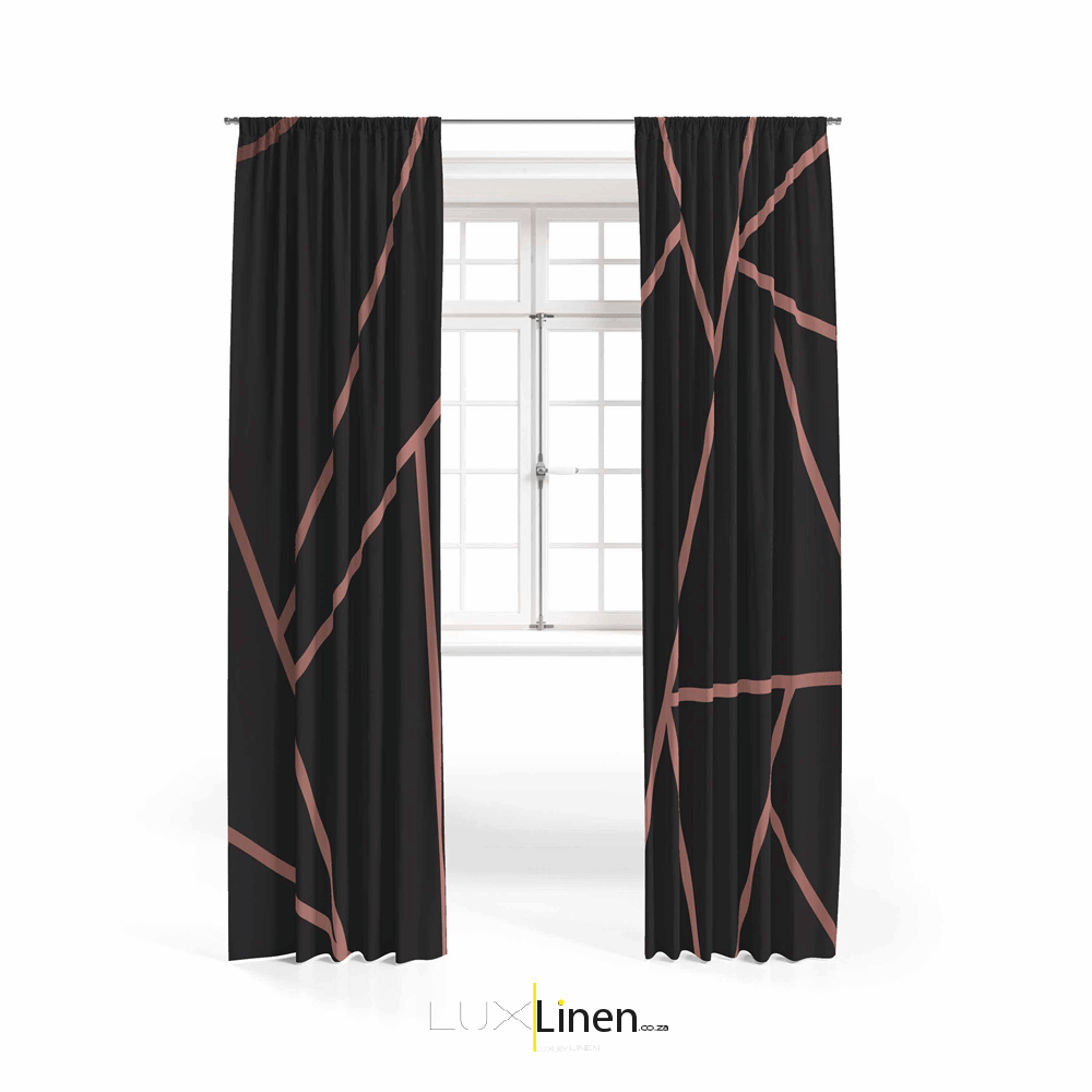 Bronze Stripe Curtain