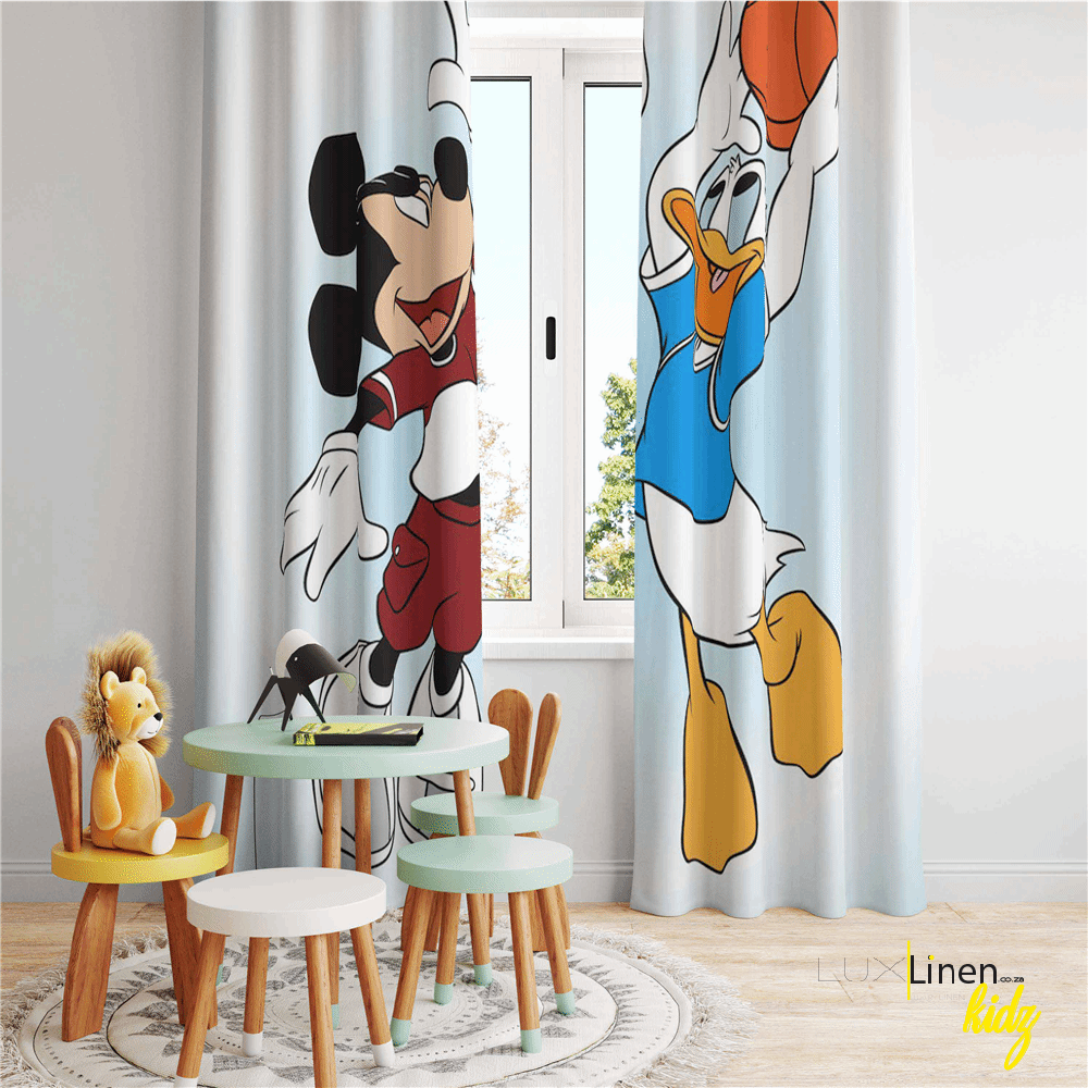 Mikey Mouse & Donald Duck Curtain