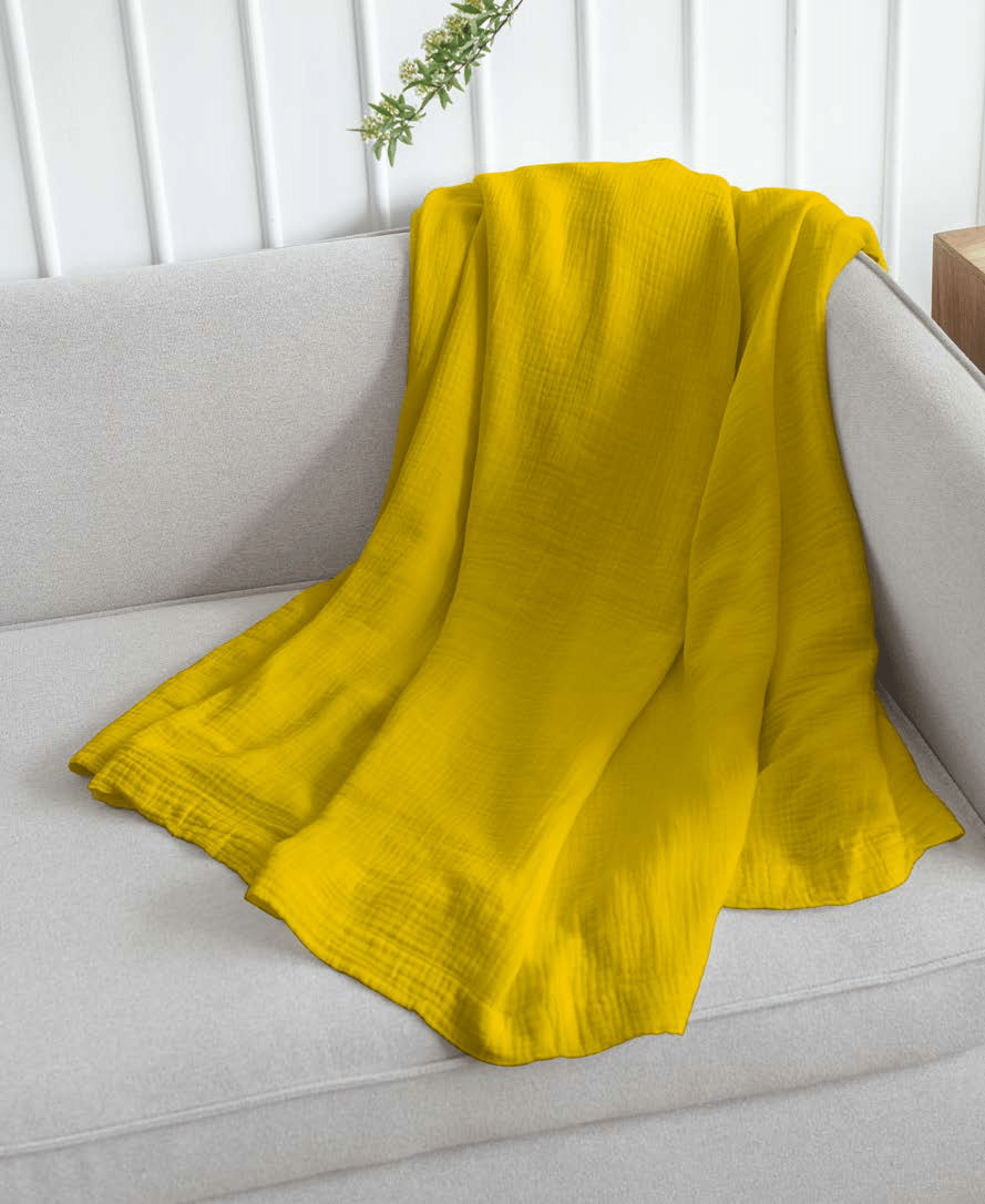 Yellow Blanket/Throw